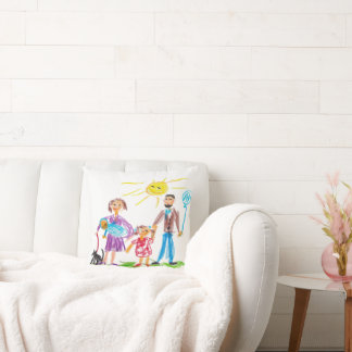 Coussin Imprimer le dessin de votre enfant sur cet oreille