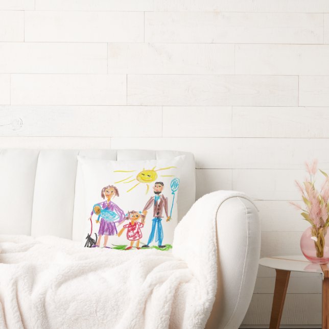 Coussin Imprimer le dessin de votre enfant sur cet oreille (Canapé)