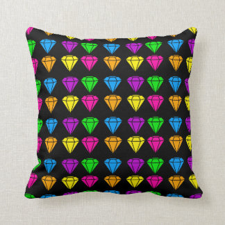 Coussin incrusté de bijoux d'impression