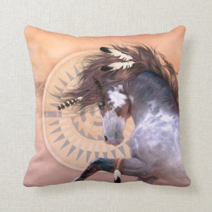 Coussin indigène de concepteur d'esprit