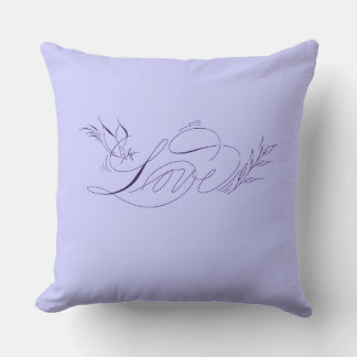 Coussin Indigo Lovebird