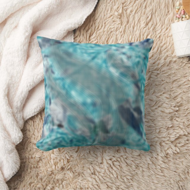 Coussin Indigo Splash Drops (Couverture)