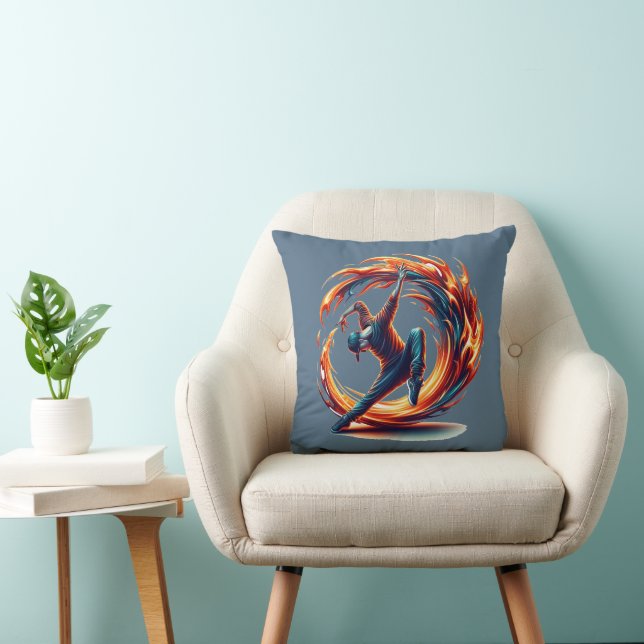 Coussin Inferno Spin - Stimuler l'esprit de Breakdance (Chaise)