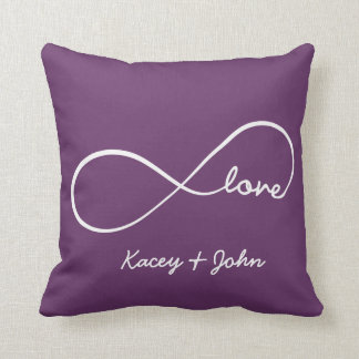 Coussin Infinity Love - violet