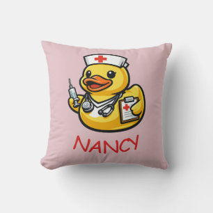 Coussin Infirmière Canard en Caoutchouc