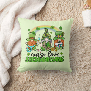Coussin Infirmière Love Shenanigans St. Patrick's