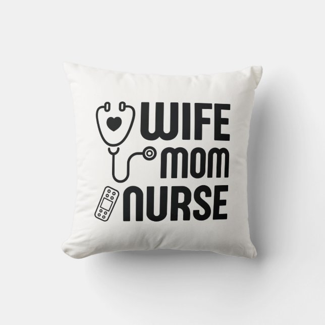 Coussin Infirmière mère (Recto)