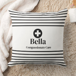 Coussin Infirmière personnalisée Nom de l'oreiller