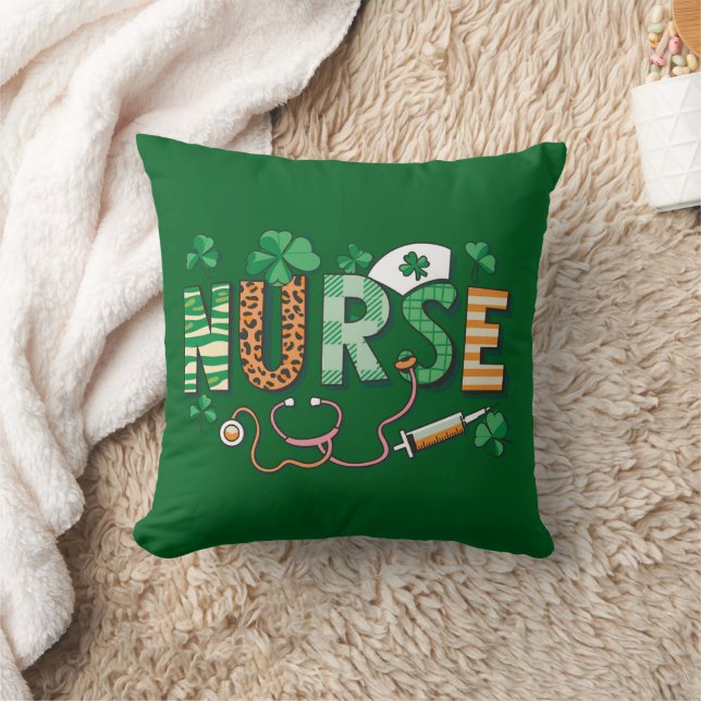 Coussin Infirmière Vie Infirmière Cadeaux de la Journée Jo (Couverture)