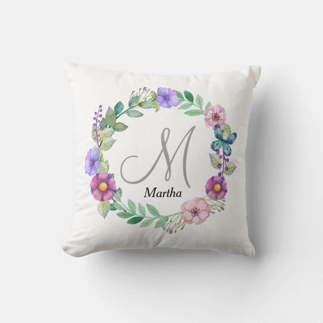 Coussin initial fait sur commande personnalisé (Recto)