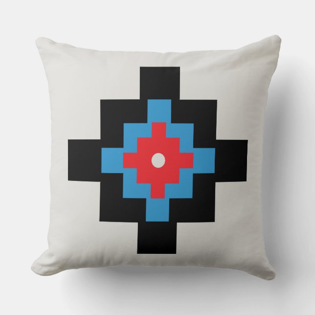 Coussin Inka Triple Chakana Design (Recto)