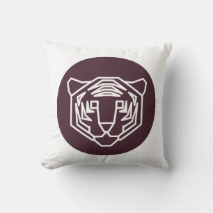 Coussin Insigne Visage Tiger