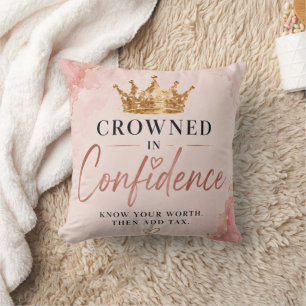 Coussin Inspirante Couronne de Confiance
