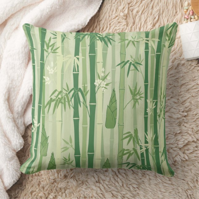 Coussin Inspiration de la forêt de Kagu Bamboo (Couverture)