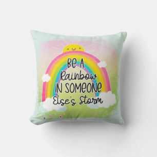 Coussin Inspirationnel mignon et coloré