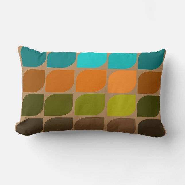 Coussin inspiré moderne #52 de la moitié du siècle (Recto)