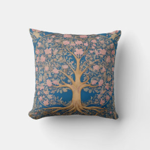 Coussin Inspiré Par William Morris Tree Of Life