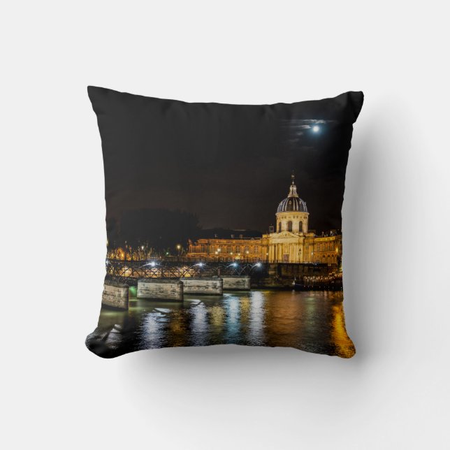 Coussin Institut de France et Pont des Arts - Paris (Recto)