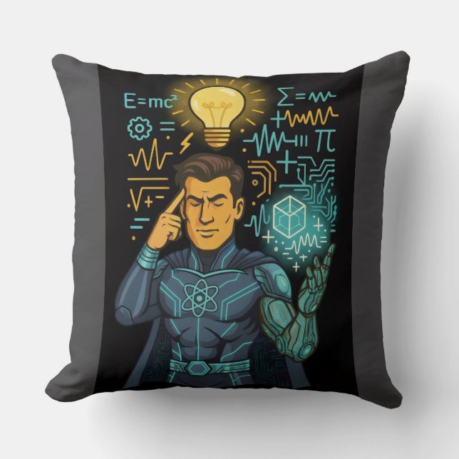 Coussin Intellect Unleashed : La collection Mind Master (Recto)