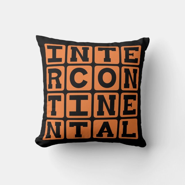 Coussin Intercontinental, International (Recto)