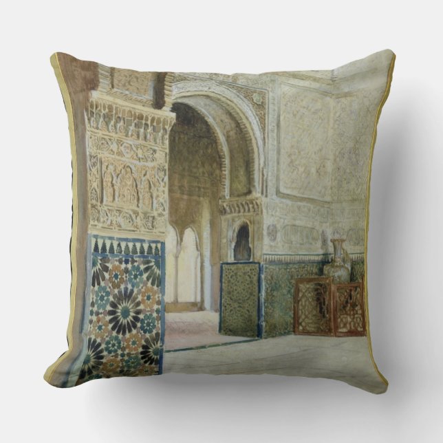 Coussin Intérieur d'Alhambra, Grenade (la semaine) (Recto)