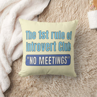 Coussin Introvert Club    T-Shirt