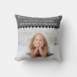 Coussin Introvertir l'oreiller à lancer de mème