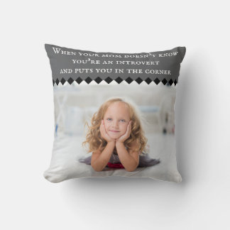 Coussin Introvertir l'oreiller à lancer de mème