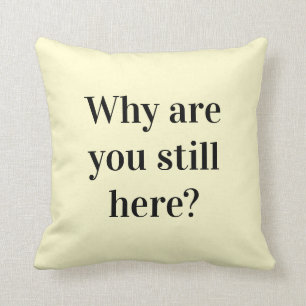 Coussin Introvert's drôle pillow