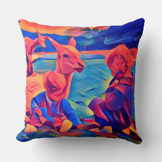 Coussin Iris & Gloria (Recto)