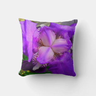 Coussin Iris violet