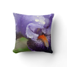 Coussin Iris violet