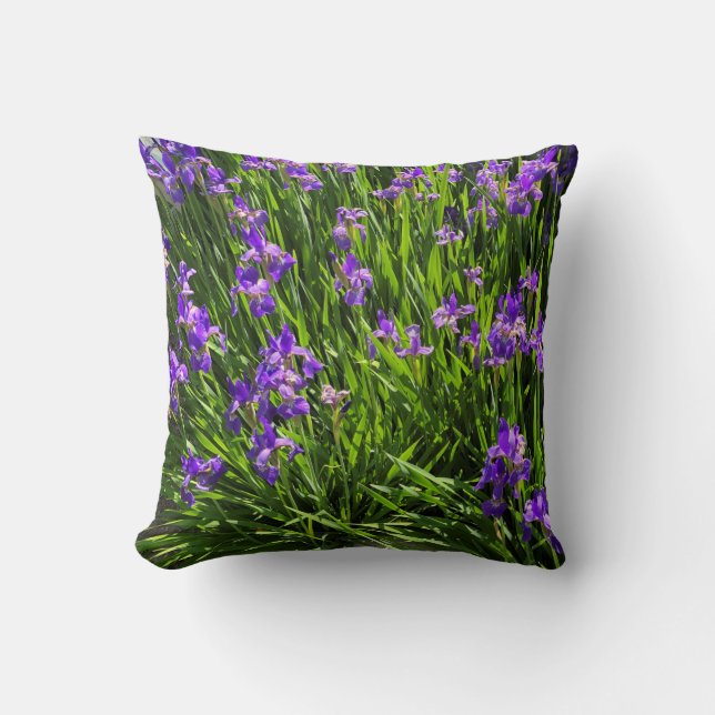 Coussin Iris violet (Recto)