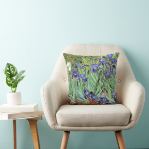 Coussin Irises Garden Vincent van Gogh