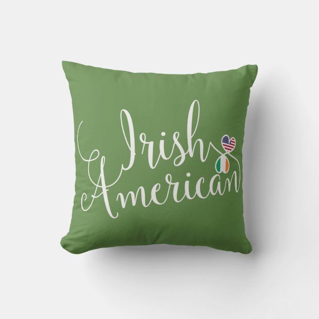Coussin Irish American Entwins Hearts Lancer Cushion (Recto)