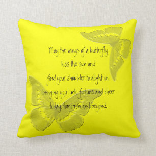 Coussin Irish Blessing : Ailes d'un papillon