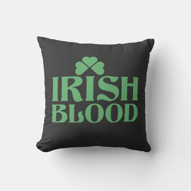 Coussin Irish blood  (Recto)