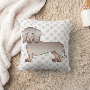 Coussin Isabella Et Tan Court Poil Court Chien Dachshund E