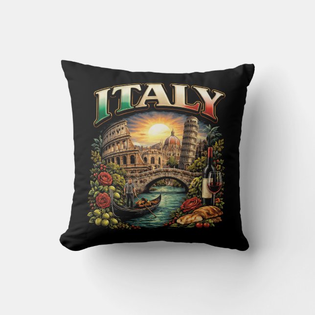 Coussin Italie Éternelle (Recto)