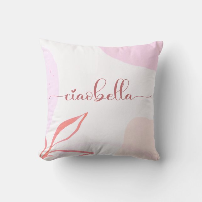 Coussin Italien "Ciao Bella" (Recto)
