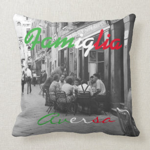 Coussin italien de famille - coussin d'accent de