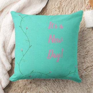 Coussin It's a New Day, Pink Flower Buds Custom Pillows