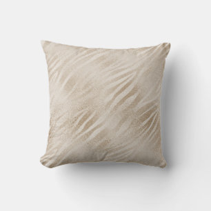 Coussin Ivoirienne Peau animale précoce Zèbre Titane Couss