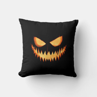 Coussin Jack O'Lantern Face Halloween Jeu d'oreiller