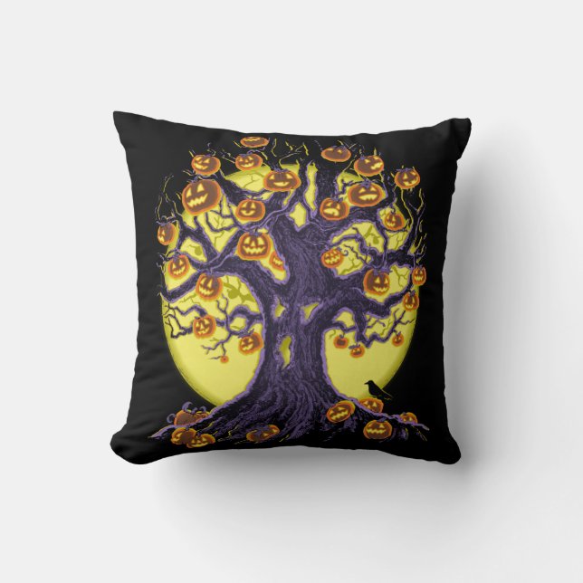 Coussin Jack O'Lantern Tree (Recto)
