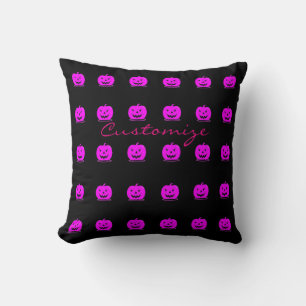 Coussin Jack rose olantern Halloween Thunder_Cove