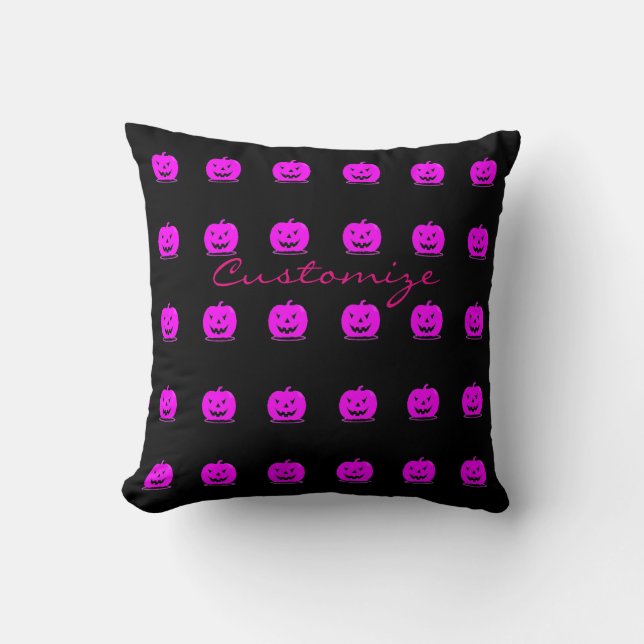 Coussin Jack rose olantern Halloween Thunder_Cove (Recto)