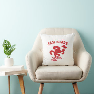 Coussin Jacksonville State University JAX State Gamecocks