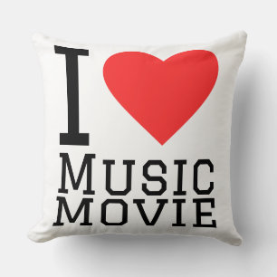 Coussin J'adore film musical