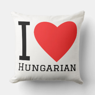Coussin J'adore hongrois